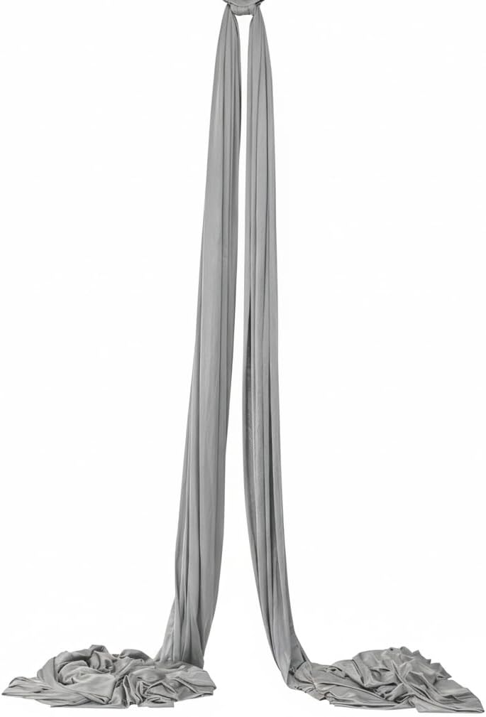 Houseables Aerial Silks, Yoga Swing, Aerial Yoga Hammock, Ariel Silk, Gymnastics Swing, Acrobatics Equipment, For Home, Indoor, Outdoor, Arial Setup, Rig, Sling, Portable - Image 1